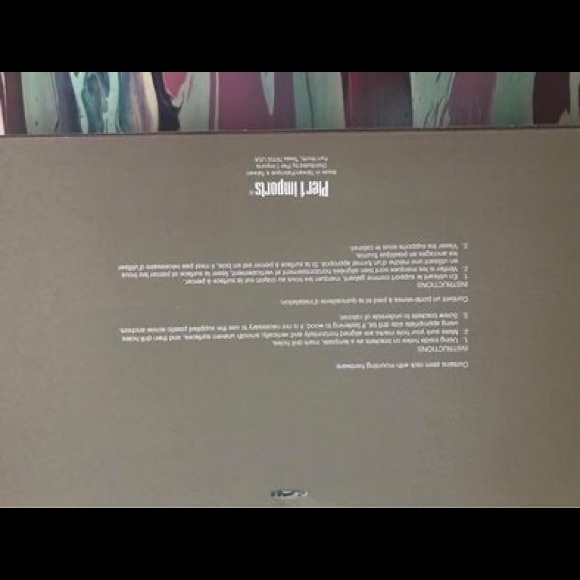 Pier 1 Imports stainless steel wine rack. Attaches under any cabinet or shelve. - Picture 4 of 4